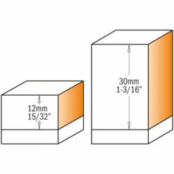CMT ORANGE TOOLS 657.692.11 FRAISE AVEC JEU DE COUT.HM D=19X30 S=12.7 Z2 DR -Toupie Soldes 1661861 3