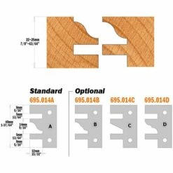 CMT ORANGE TOOLS 694.014.30 PORTE-OUTIL POUR PROFIL ET CONTRE-PROFIL D=120X40X30 -Toupie Soldes 1662391 4
