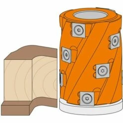 CMT ORANGE TOOLS 694.019.50 PORTE-OUTIL DE RABOTAGE HÉLICOIDAL HW Z12 D=80X80X50 -Toupie Soldes 1662411 4