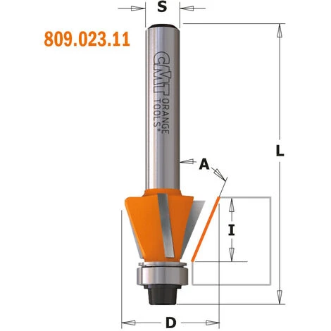 CMT ORANGE TOOLS 710.260.11 HM-FRAISE CHANFREIN D=26X12 45^ S=6 DR. 5 CMT ORANGE TOOLS 710.260.11 HM-FRAISE CHANFREIN D=26X12 45^ S=6 DR. – Image 3