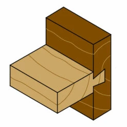 CMT ORANGE TOOLS 718.053.11 FRAISE À QUEUE D'ARONDE HOFFMANN® HWM 17° S=6 D=5,3X4X43 (W1) -Toupie Soldes 1662630 3