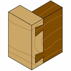 CMT ORANGE TOOLS 718.053.11 FRAISE À QUEUE D'ARONDE HOFFMANN® HWM 17° S=6 D=5,3X4X43 (W1) -Toupie Soldes 1662630 4