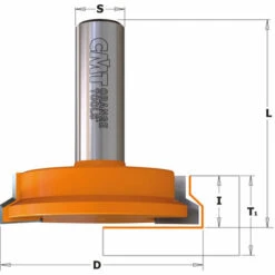 CMT ORANGE TOOLS 755.002.11 HM-FRAISE POUR TIROIRS Z=2 S=6 D=31.7X12.7 8 CMT ORANGE TOOLS 755.002.11 HM-FRAISE POUR TIROIRS Z=2 S=6 D=31.7X12.7 -Toupie Soldes 1662714 2