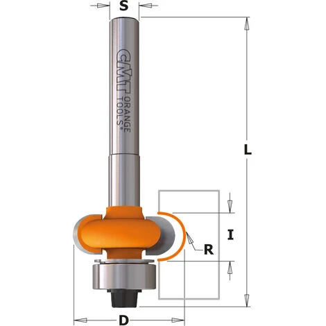 CMT ORANGE TOOLS 762.032.11 FRAISE DEMI-CERCLE HW Z2 S=6 D=19 R=3,2 4 CMT ORANGE TOOLS 762.032.11 FRAISE DEMI-CERCLE HW Z2 S=6 D=19 R=3,2 – Image 2