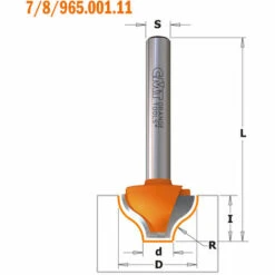 CMT ORANGE TOOLS 765.001.11 HM-FRAISE PROFILEE S=6 D=19 R=6.4 8 CMT ORANGE TOOLS 765.001.11 HM-FRAISE PROFILEE S=6 D=19 R=6.4 -Toupie Soldes 1662731 2