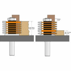 CMT ORANGE TOOLS 800.606.11 FRAISES PROFESSIONNELLE POUR JOINTS COLLÉS HW Z2 S=12,7 D=47,6X36 9 CMT ORANGE TOOLS 800.606.11 FRAISES PROFESSIONNELLE POUR JOINTS COLLÉS HW Z2 S=12,7 D=47,6X36 -Toupie Soldes 1663072 4