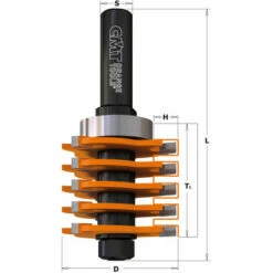 CMT ORANGE TOOLS 800.616.11 FRAISES POUR JOINTS COLLÉS HW Z3 S=12,7 D=47,6X40 -Toupie Soldes 1663073 2