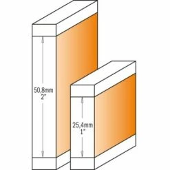 CMT ORANGE TOOLS 806.691.11B FRAISE A' AFFLEURER AVEC ROULEMENT HW S=12,7 D=19X25,4 DR -Toupie Soldes 1663116 3