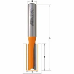 CMT ORANGE TOOLS 812.060.11 HM-FRAISE A RAINER D=6X25X60Z=2 S=1/4' DR. -Toupie Soldes 1663182 2
