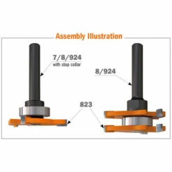 CMT ORANGE TOOLS 823.350.11 FRAISE DISQUE Z3 HW F=8 D=47,6X5 7 CMT ORANGE TOOLS 823.350.11 FRAISE DISQUE Z3 HW F=8 D=47,6X5 -Toupie Soldes 1663346 3
