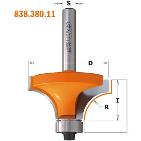 CMT ORANGE TOOLS 838.160.11 HM-FR. A ARRONDIR D=16X12.7 R=1.6 S=1/4' DR 4 CMT ORANGE TOOLS 838.160.11 HM-FR. A ARRONDIR D=16X12.7 R=1.6 S=1/4' DR – Image 2
