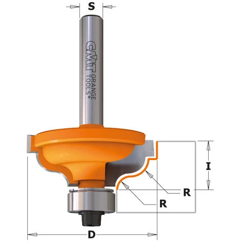 CMT ORANGE TOOLS 846.325.11 HM-FR. A PROFIL D=32.5X13 R1=4.8 R2=3.6 S=1/4' 4 CMT ORANGE TOOLS 846.325.11 HM-FR. A PROFIL D=32.5X13 R1=4.8 R2=3.6 S=1/4' – Image 2