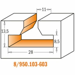 CMT ORANGE TOOLS 850.601.11 FRAISE POUR SERRURES HWM S=12,7 D=9,5/30X17,5 9 CMT ORANGE TOOLS 850.601.11 FRAISE POUR SERRURES HWM S=12,7 D=9,5/30X17,5 -Toupie Soldes 1663484 3