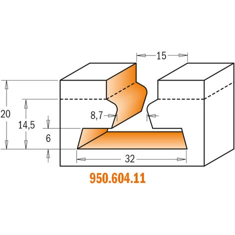CMT ORANGE TOOLS 850.601.11 FRAISE POUR SERRURES HWM S=12,7 D=9,5/30X17,5 6 CMT ORANGE TOOLS 850.601.11 FRAISE POUR SERRURES HWM S=12,7 D=9,5/30X17,5 – Image 4