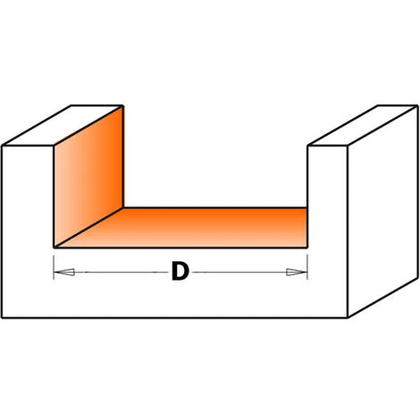 CMT ORANGE TOOLS 852.001.11 FRAISE À AFFLEURER HW Z2 S=6,35 D=19,05X9,52X57 5 CMT ORANGE TOOLS 852.001.11 FRAISE À AFFLEURER HW Z2 S=6,35 D=19,05X9,52X57 – Image 3