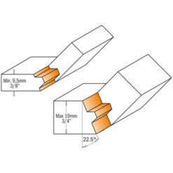 CMT ORANGE TOOLS 855.505.11 FRAISE POUR JOINTS 22,5° M+F HW S=12,7 D=37,3 11 CMT ORANGE TOOLS 855.505.11 FRAISE POUR JOINTS 22,5° M+F HW S=12,7 D=37,3 -Toupie Soldes 1663517 5