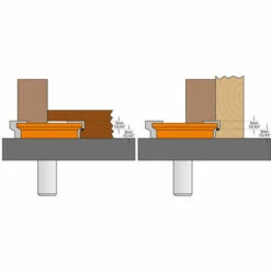 CMT ORANGE TOOLS 855.508.11 FRAISE POUR TIROIRS HW S=12,7 D=25,4X12,7 -Toupie Soldes 1663519 5