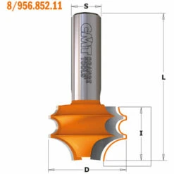 CMT ORANGE TOOLS 856.852.11 FRAISE A PROFILER HM S=12.7 D=31.7X23 8 CMT ORANGE TOOLS 856.852.11 FRAISE A PROFILER HM S=12.7 D=31.7X23 -Toupie Soldes 1663542 2
