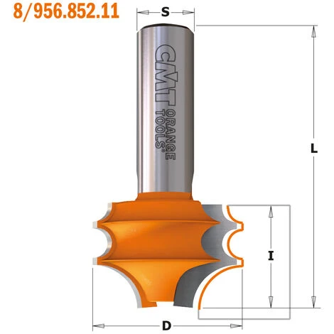 CMT ORANGE TOOLS 856.852.11 FRAISE A PROFILER HM S=12.7 D=31.7X23 4 CMT ORANGE TOOLS 856.852.11 FRAISE A PROFILER HM S=12.7 D=31.7X23 – Image 2