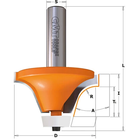 CMT ORANGE TOOLS 866.602.11 FR.A'PARACHEVER 15DEG.+ROUL.S=12.7 D=50.8X25.4 4 CMT ORANGE TOOLS 866.602.11 FR.A'PARACHEVER 15DEG.+ROUL.S=12.7 D=50.8X25.4 – Image 2