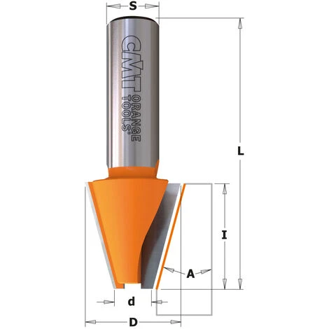 CMT ORANGE TOOLS 881.521.11 FRAISE À CHANFREINER 15° HW S=12,7 D=9,5/23X25,4 4 CMT ORANGE TOOLS 881.521.11 FRAISE À CHANFREINER 15° HW S=12,7 D=9,5/23X25,4 – Image 2