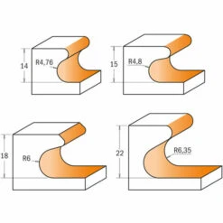CMT ORANGE TOOLS 955.601.11 HM-FR. A' BORDER D=47.6 S=12 DR. -Toupie Soldes 1664018 3