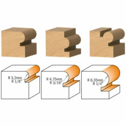 CMT ORANGE TOOLS 961.548.11 HM-FR.A' DEMI ROND +ROULEM. S=12 D=25.4 R=4.75 -Toupie Soldes 1664055 3