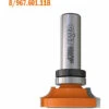 CMT ORANGE TOOLS 967.102.11B FRAISE POUR MOULURES DÉCORATIVES AVEC ROULEMENT HW S=8 D=35,05 R=8 -Toupie Soldes 1664089 1