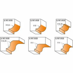 CMT ORANGE TOOLS 967.102.11B FRAISE POUR MOULURES DÉCORATIVES AVEC ROULEMENT HW S=8 D=35,05 R=8 9 CMT ORANGE TOOLS 967.102.11B FRAISE POUR MOULURES DÉCORATIVES AVEC ROULEMENT HW S=8 D=35,05 R=8 -Toupie Soldes 1664089 3