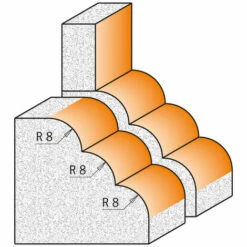 CMT ORANGE TOOLS 980.521.11 FRAISE QUART DE ROND (3 RADIUS) A/ROULEMENT HW S=12 D=66,7X41,3 R=7,93 8 CMT ORANGE TOOLS 980.521.11 FRAISE QUART DE ROND (3 RADIUS) A/ROULEMENT HW S=12 D=66,7X41,3 R=7,93 -Toupie Soldes 1664115 3