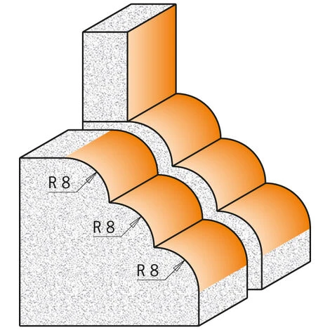 CMT ORANGE TOOLS 980.521.11 FRAISE QUART DE ROND (3 RADIUS) A/ROULEMENT HW S=12 D=66,7X41,3 R=7,93 5 CMT ORANGE TOOLS 980.521.11 FRAISE QUART DE ROND (3 RADIUS) A/ROULEMENT HW S=12 D=66,7X41,3 R=7,93 – Image 3