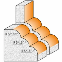CMT ORANGE TOOLS 980.521.11 FRAISE QUART DE ROND (3 RADIUS) A/ROULEMENT HW S=12 D=66,7X41,3 R=7,93 9 CMT ORANGE TOOLS 980.521.11 FRAISE QUART DE ROND (3 RADIUS) A/ROULEMENT HW S=12 D=66,7X41,3 R=7,93 -Toupie Soldes 1664115 4