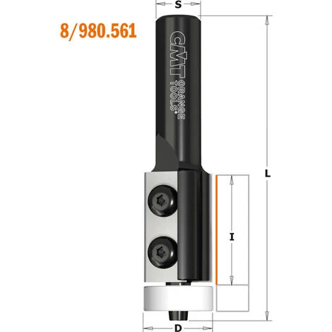 CMT ORANGE TOOLS 980.562.11 FRAISE AVEC PLAQUETTES POUR AFFLEURER HW S=12 D=22X30X83 10° DR 5 CMT ORANGE TOOLS 980.562.11 FRAISE AVEC PLAQUETTES POUR AFFLEURER HW S=12 D=22X30X83 10° DR – Image 3