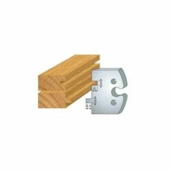 LUXOUTILS 201 : Jeu De 2 Fers 50 Mm Rainure / Languette 5 Mm Pour Porte Outils 50 Mm