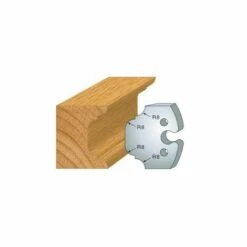 LUXOUTILS 214 : Jeu De 2 Fers 50 Mm Congé Et Quart De Rond Pour Porte Outils 50 Mm