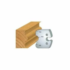 LUXOUTILS 221 : Jeu De 2 Fers 50 Mm Tore à Gorge Pour Porte Outils 50 Mm