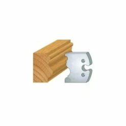 LUXOUTILS 228 : Jeu De 2 Fers 50 Mm Moulure Renaissance Pour Porte Outils 50 Mm