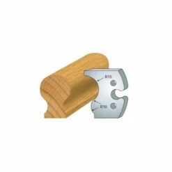 LUXOUTILS 229 : Jeu De 2 Fers 50 Mm Main Courante Pour Porte Outils 50 Mm