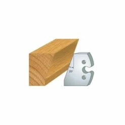 LUXOUTILS 230 : Jeu De 2 Fers 50 Mm Chanfrein 20° Pour Porte Outils 50 Mm