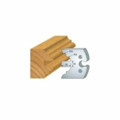 LUXOUTILS 251 : Jeu De 2 Fers 50 Mm Profil Double Parement Pour Porte Outils 50 Mm