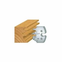 LUXOUTILS 257 : Jeu De 2 Fers 50 Mm Profil Contre Profil Trapeze Pour Porte Outils 50 Mm