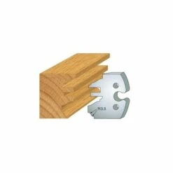 LUXOUTILS 258 : Jeu De 2 Fers 50 Mm Profil Contre Profil Rustique Pour Porte Outils 50 Mm