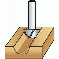 LEMAN Fraise De Défonceuse Carbure à Gorges, Queue 8 Mm, Diamètre 20 Mm -Toupie Soldes 19061620 3