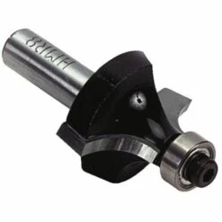 LEMAN Fraise De Défonceuse Carbure Profils 1/4 Rond Guide à Billes Diamètre 22 Mm, Queue 8 Mm