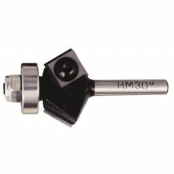 LEMAN Fraise De Défonceuse à Plaquettes Carbure Réversibles 2 Coupes Droites, Queue 8 Mm, Diamètre 26 Mm