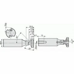 MECABOIS Fraise à Plaquettes Carbure Pour Profil LMC -Toupie Soldes 19067375 2