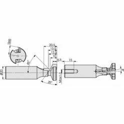 MECABOIS Fraise à Plaquettes Carbure Pour Profil LMC -Toupie Soldes 19067375 3