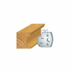 LUXOUTILS 176 : Jeu De 2 Fers 40 Mm Congé Quart De Rond 12 Mm Pour Porte Outils 40 Et 50 Mm