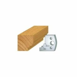 LUXOUTILS 020 : Jeu De 2 Fers 40 Mm Quart De Rond à Talon Pour Porte Outils 40 Et 50 Mm