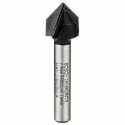 Bosch Professional Fraise à Rainurer En V Standard For Wood 1/4'' D 12,7 Mm L 12,7 - 2608628415